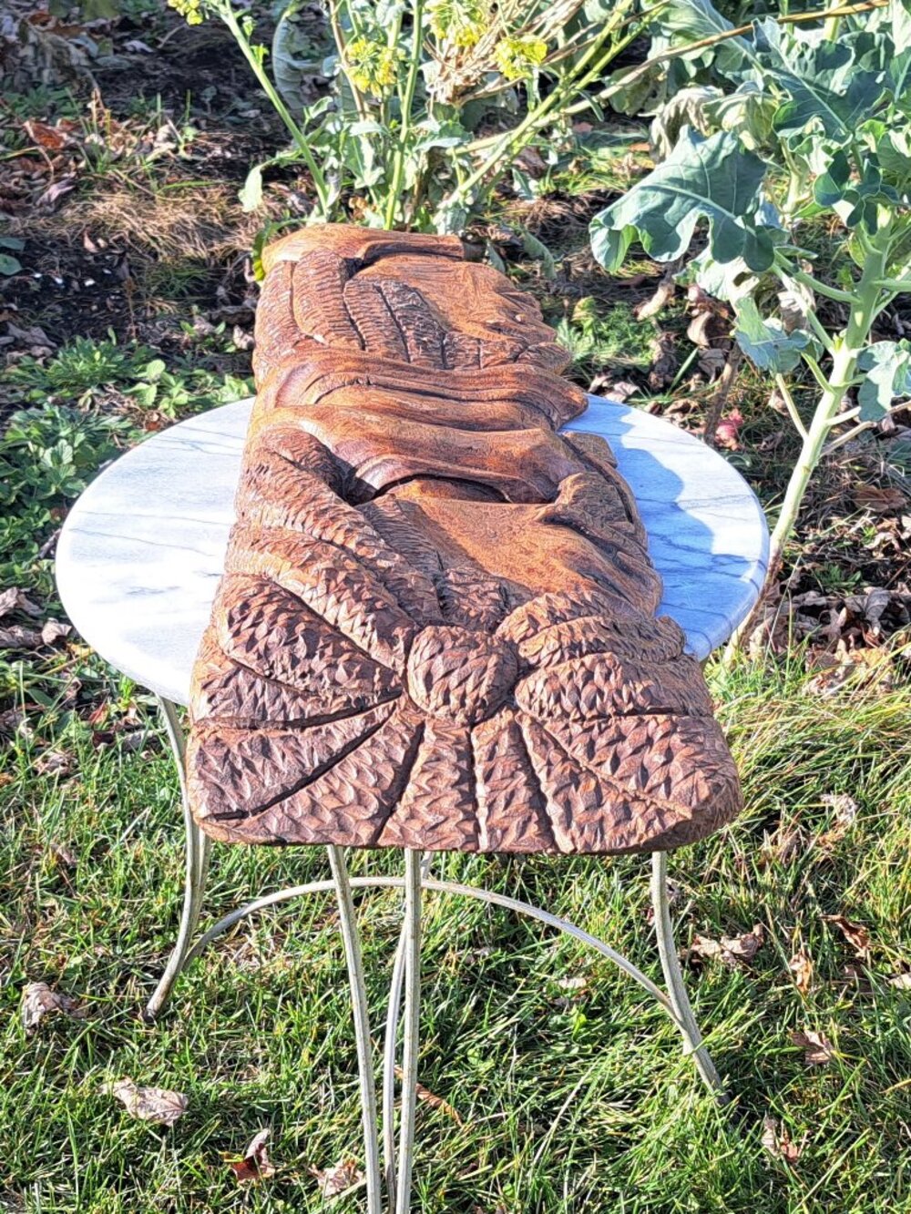 Large Wooden Rasta Wall Mask - Picture 6 of 11